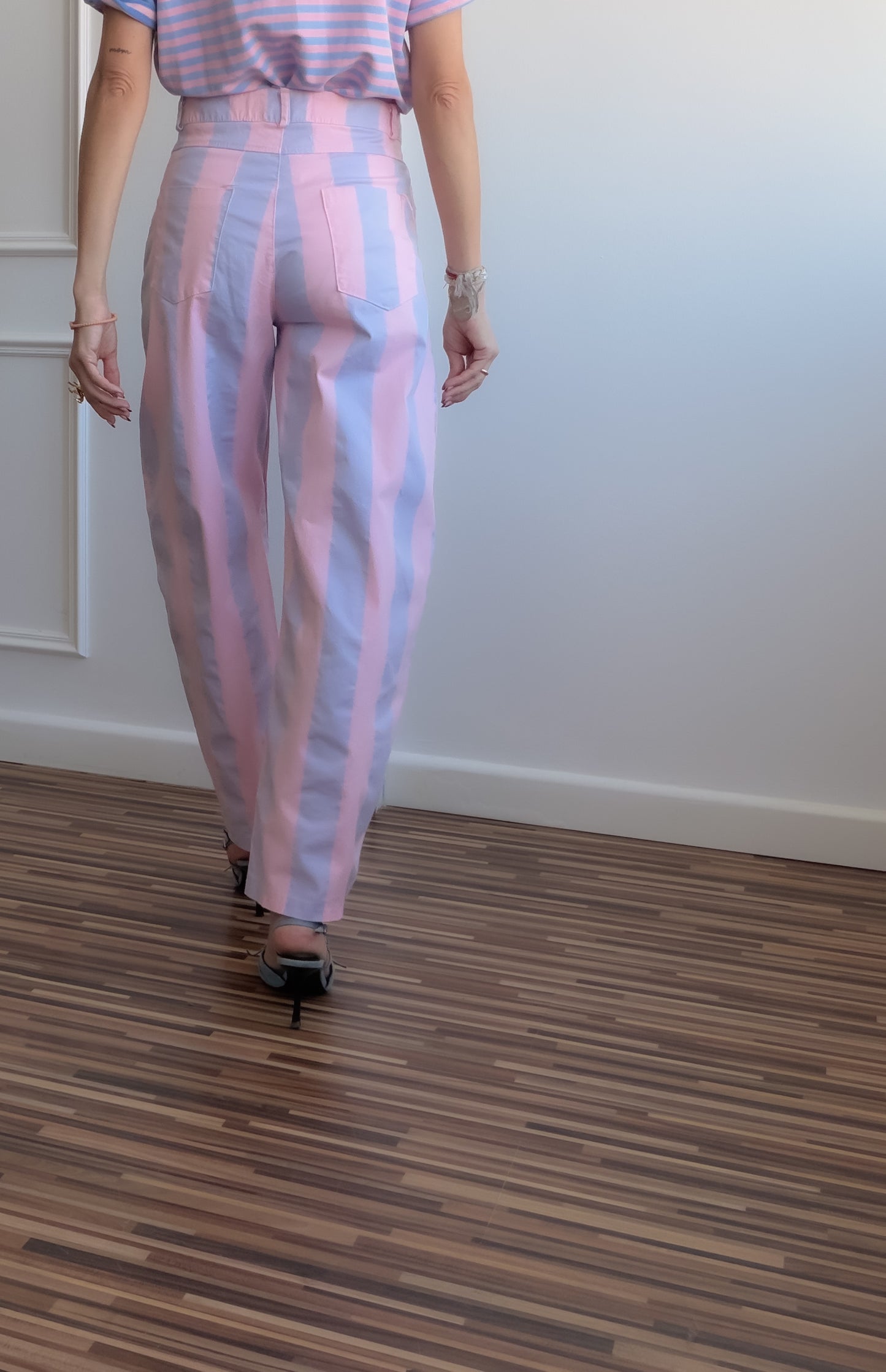 Pantalones balloon STRIPES