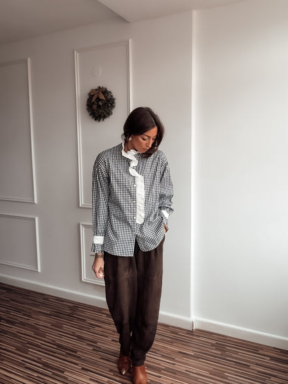 Camisa Vichy smoking