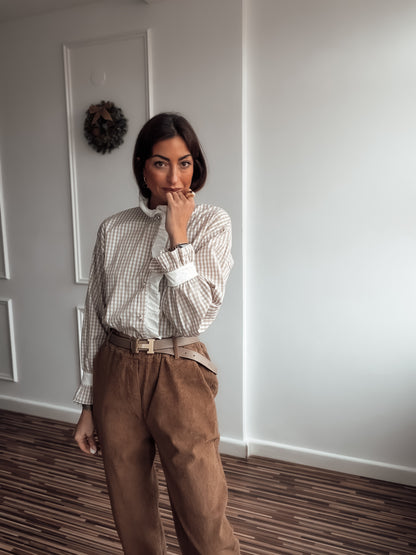 Camisa Vichy smoking