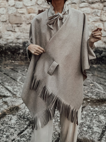 Poncho flecos Amazona