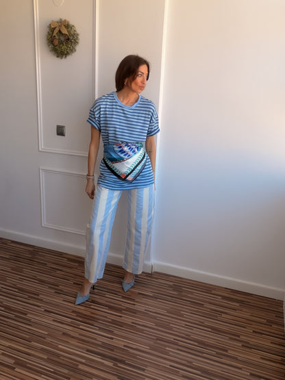 Pantalones balloon STRIPES