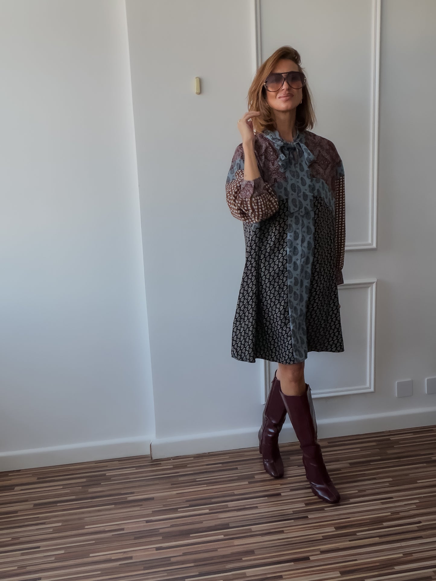 Vestido corto PAISLEY