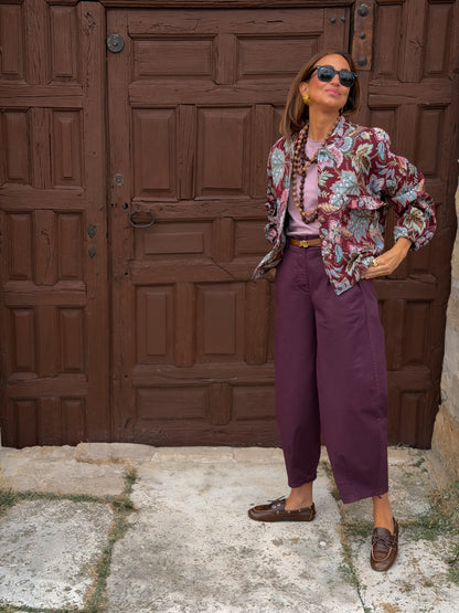 Bomber jacquard BLOOM