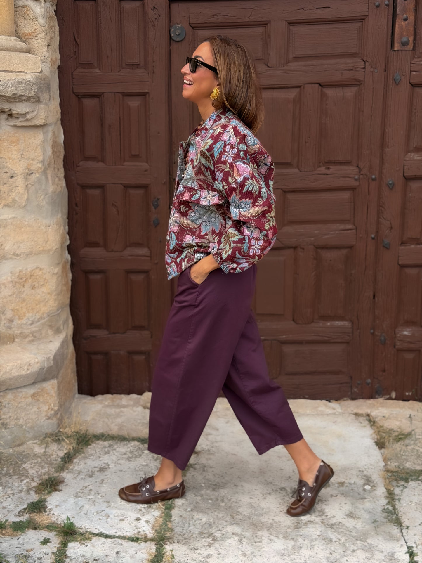 Bomber jacquard BLOOM