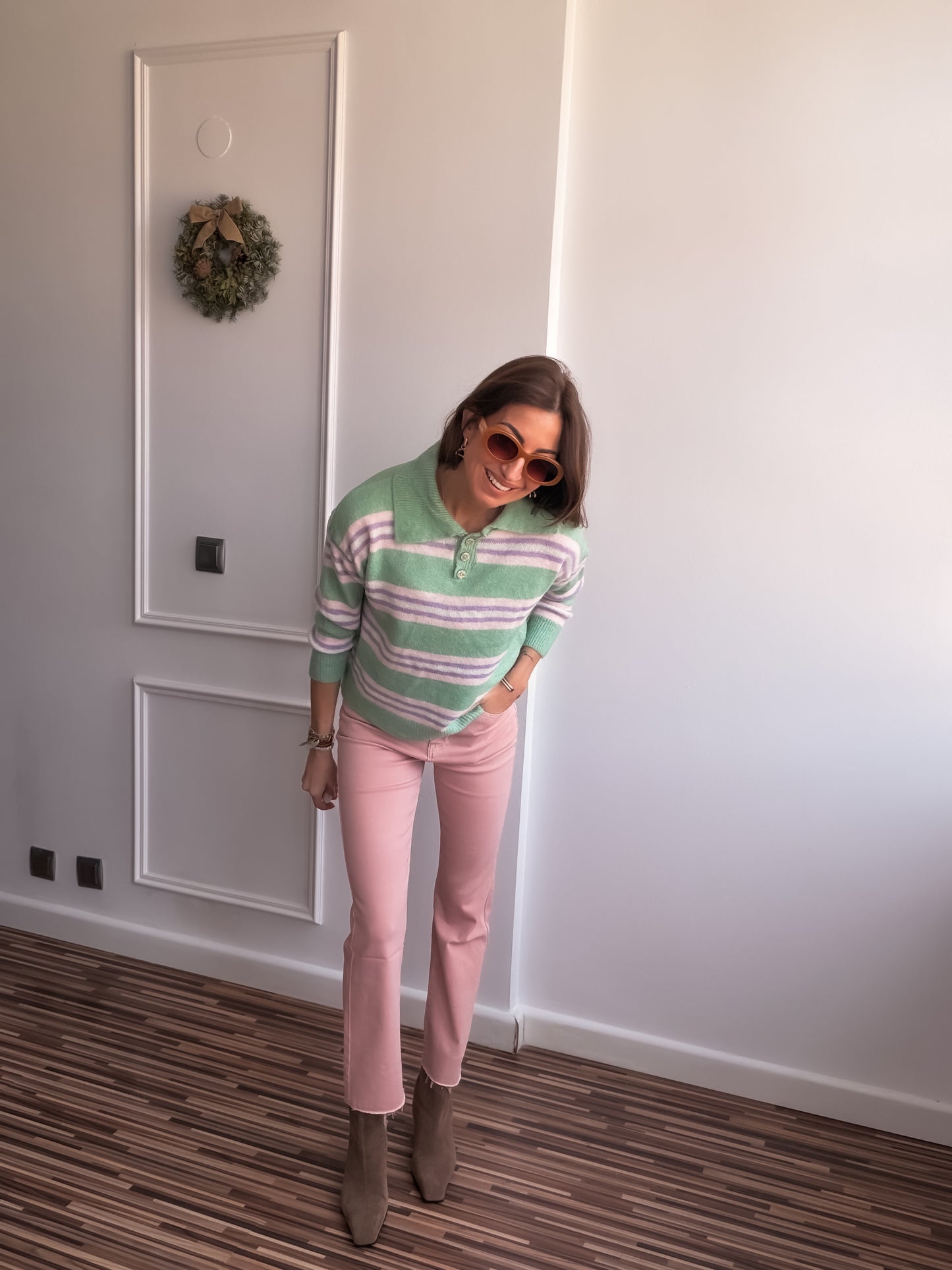 Polo rayas CASHMERE