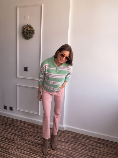 Polo rayas CASHMERE