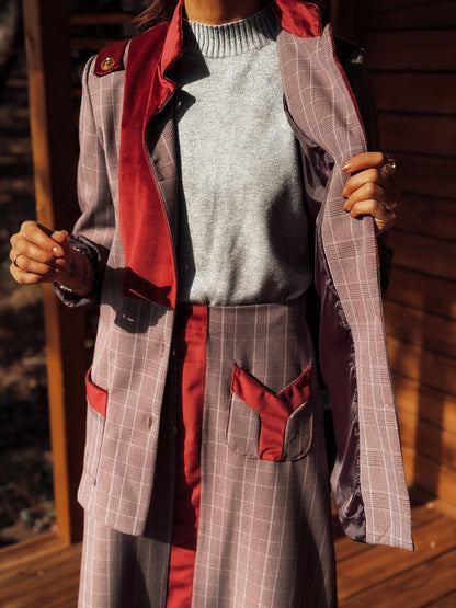 Blazer cuadros VICTORIA