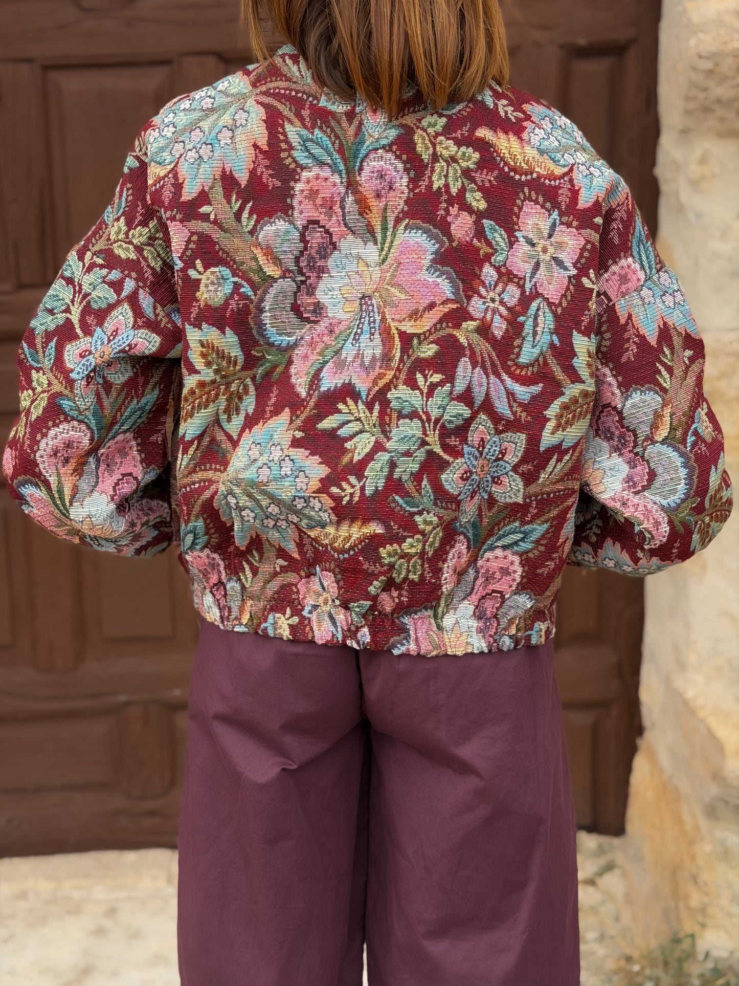 Bomber jacquard BLOOM