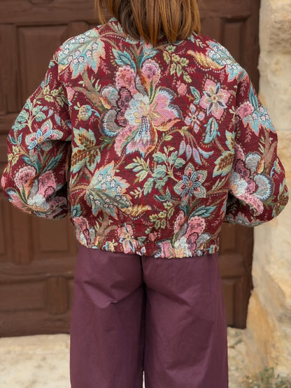 Bomber jacquard BLOOM