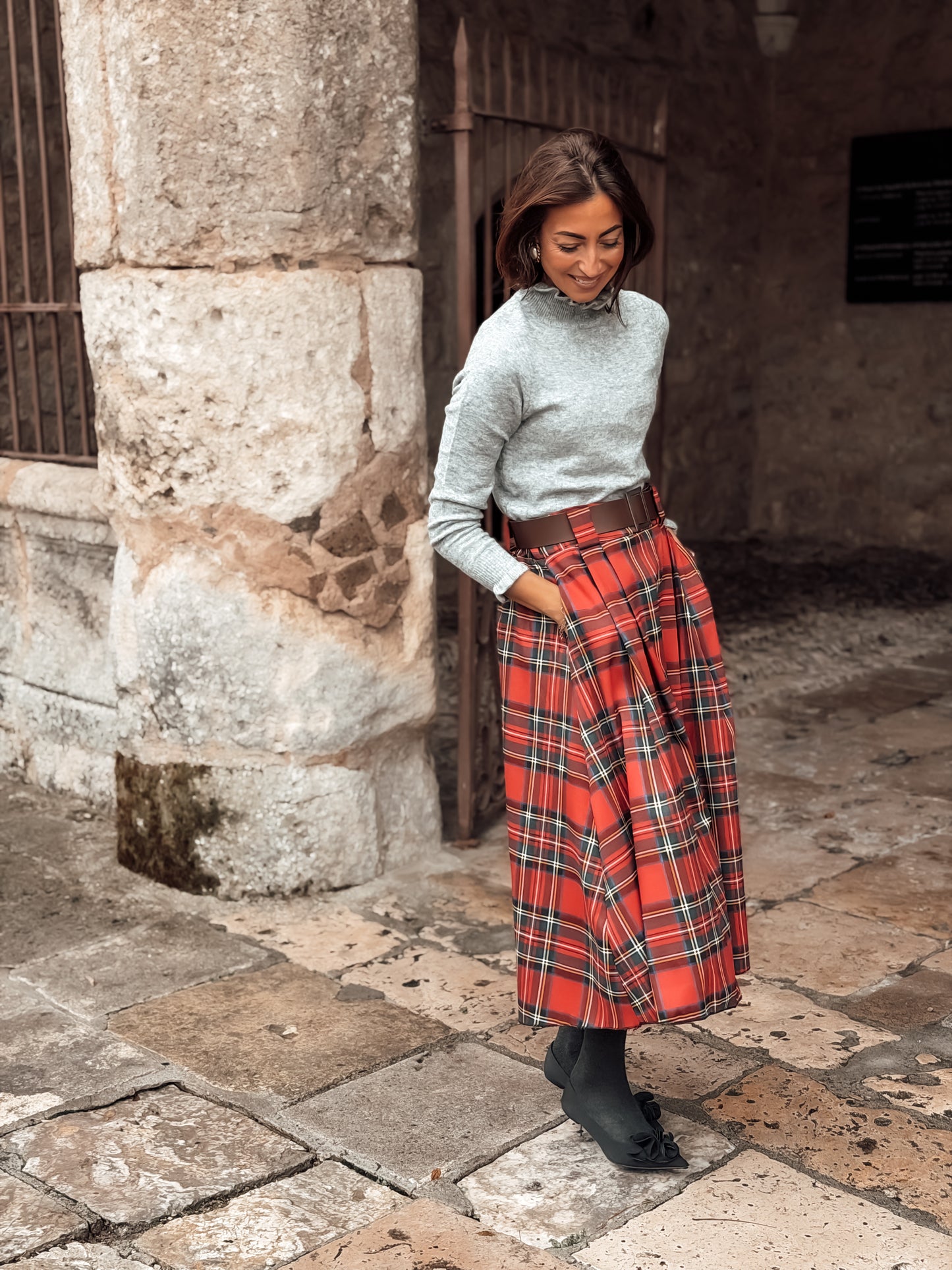 Falda tartán VELVET