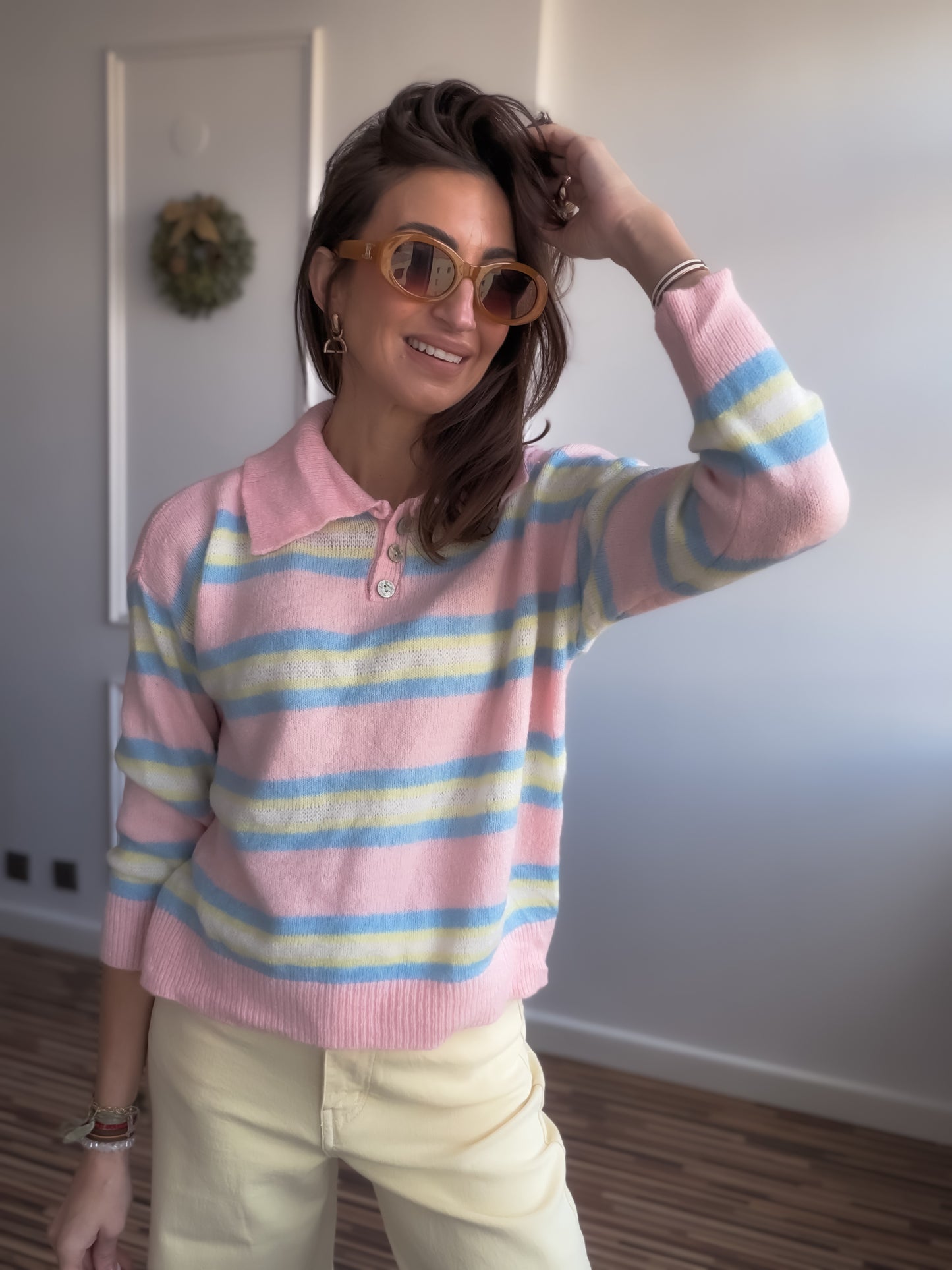 Polo rayas CASHMERE
