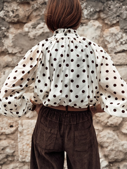 Camisa topos Catalina