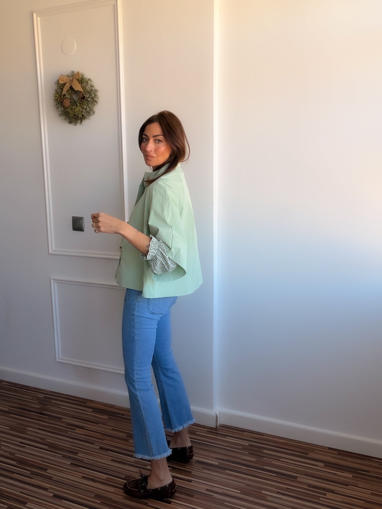 Pantalón vaquero flare SICILIA