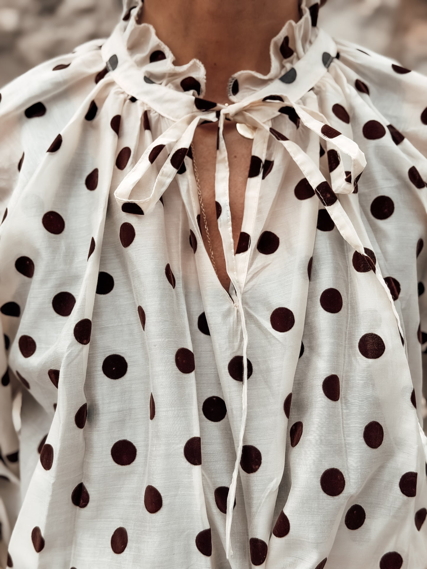 Camisa topos Catalina