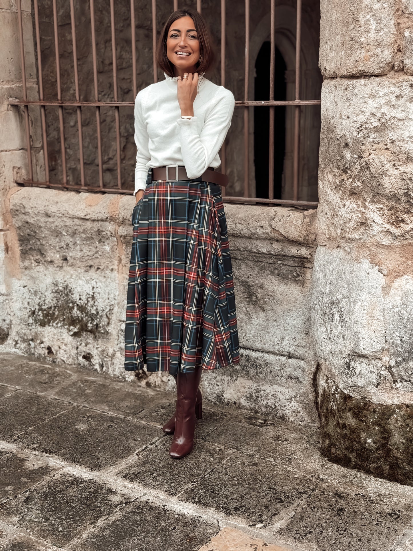 Falda tartán VELVET