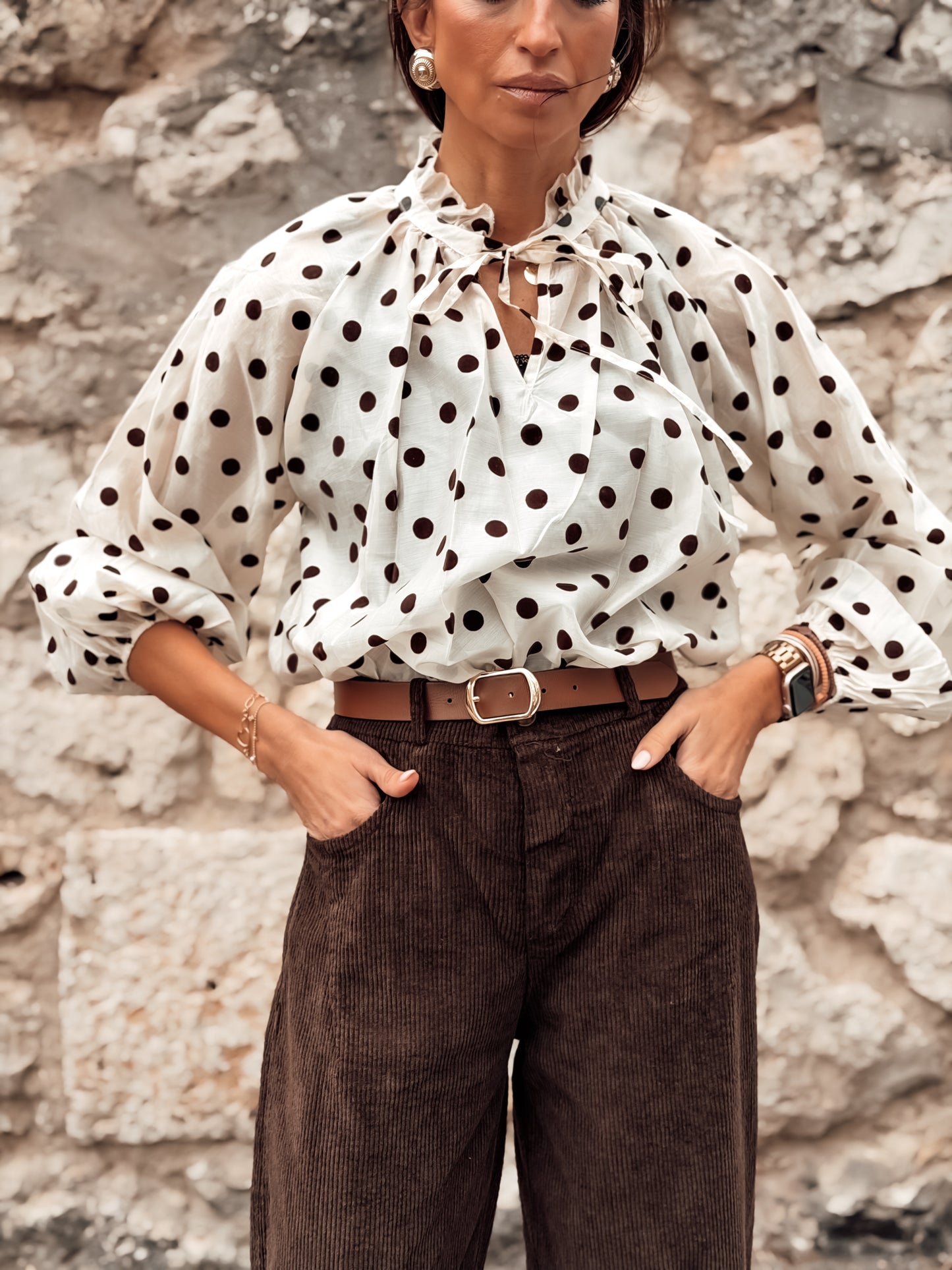 Camisa topos Catalina