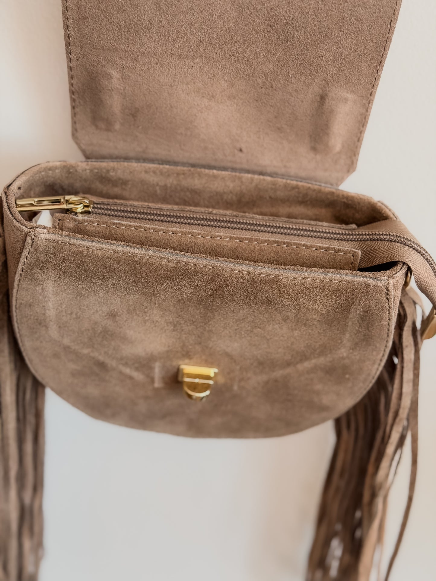 Bolso bosque flecos