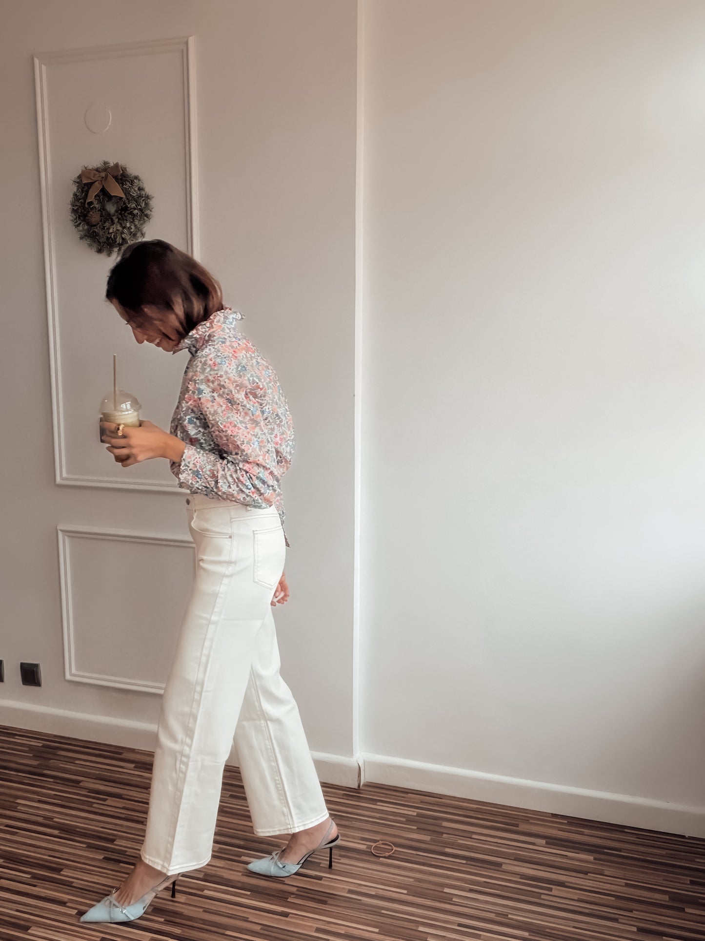 Pantalón vaquero blanco ITALIA