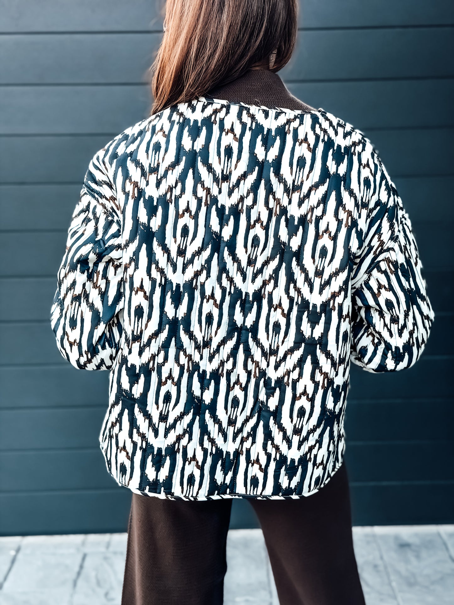 Chaqueta acolchada Étnica