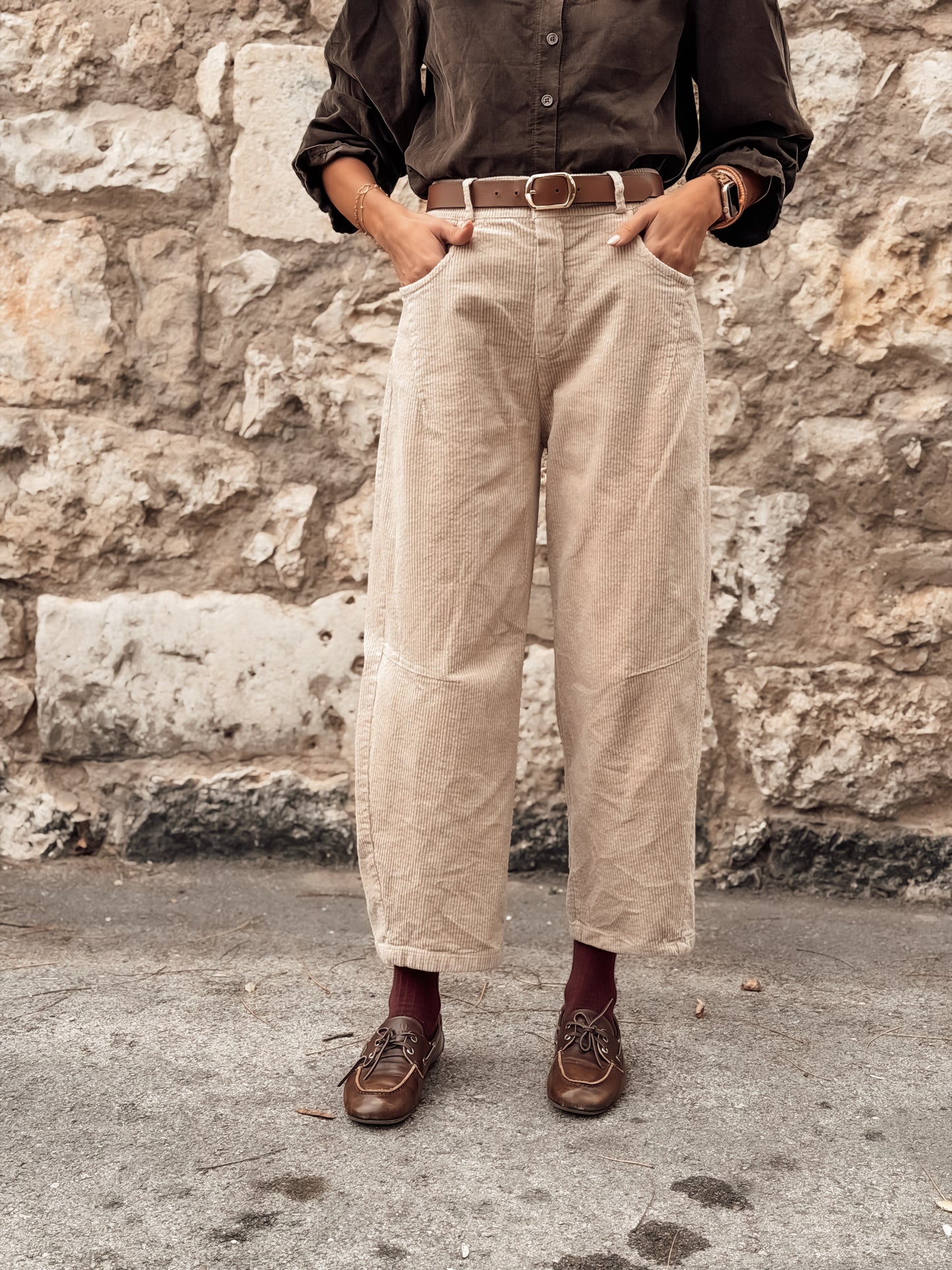 Pantalón ballon pana ADRIANA