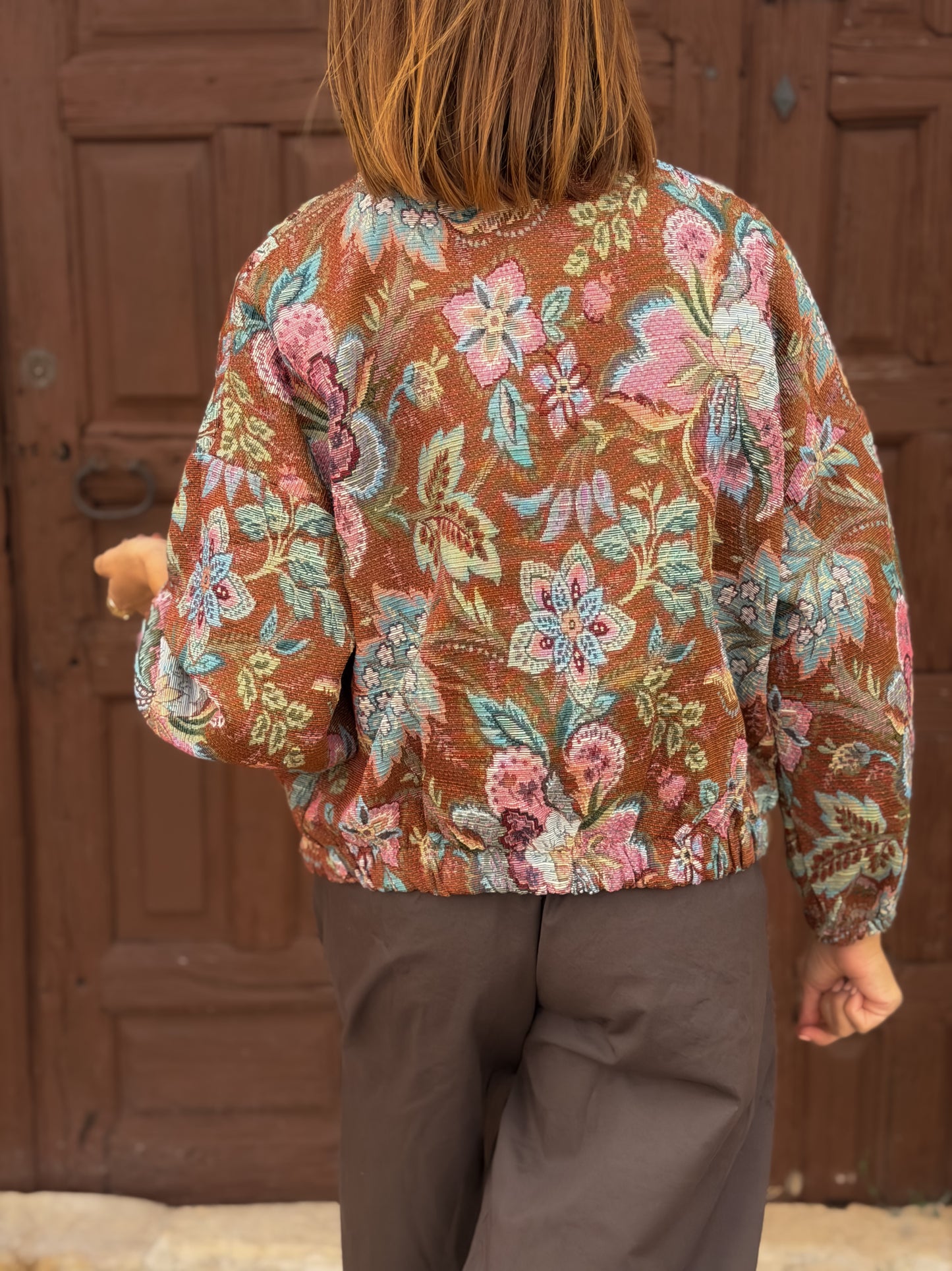 Bomber jacquard BLOOM