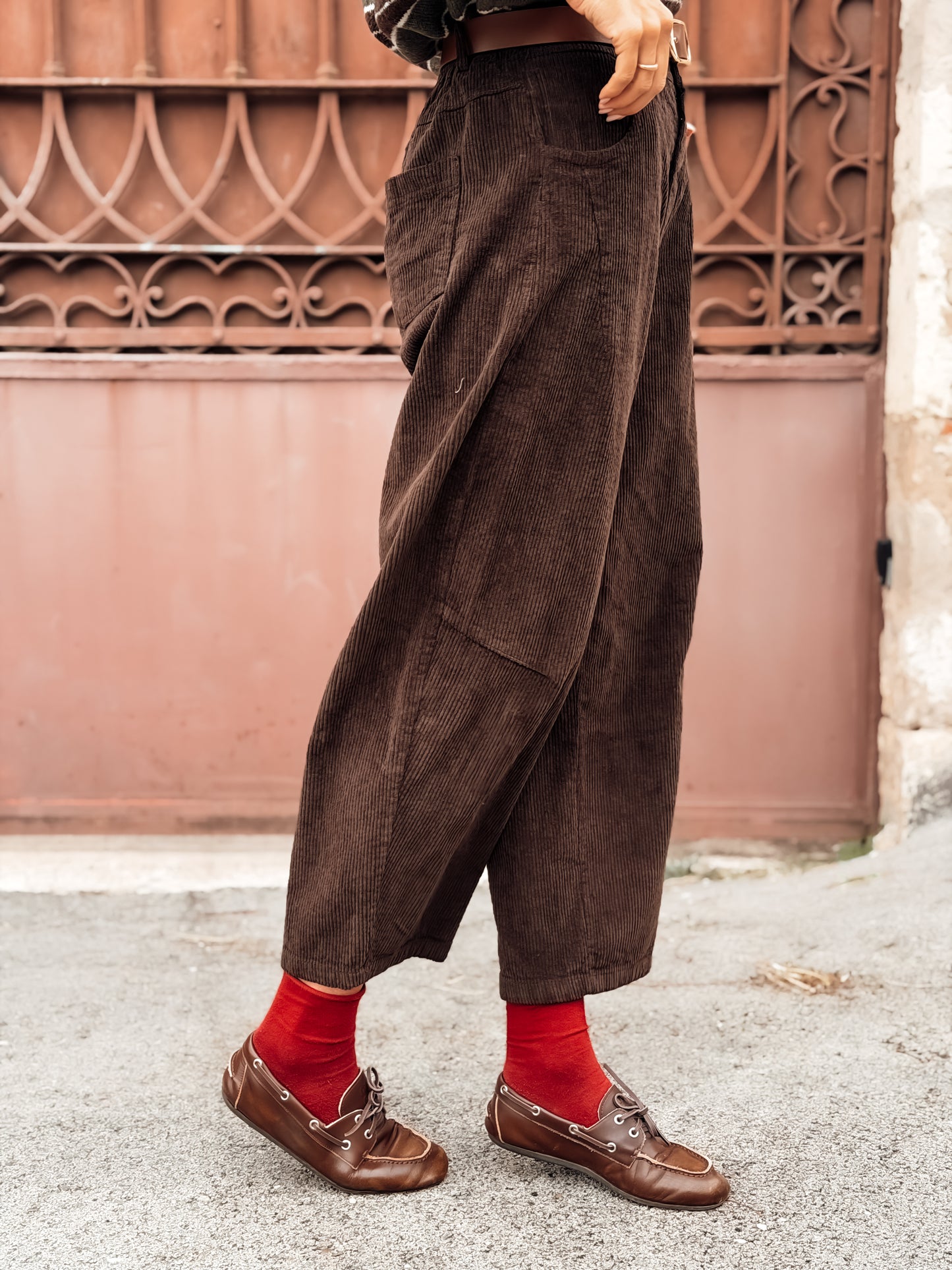 Pantalón ballon pana ADRIANA