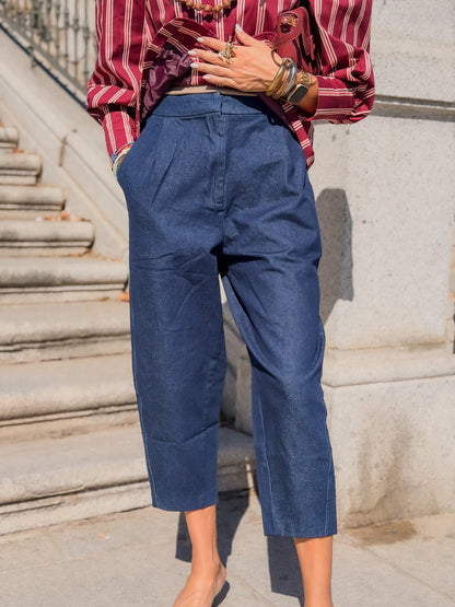 Denim oscuro slim
