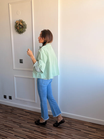 Pantalón vaquero flare SICILIA