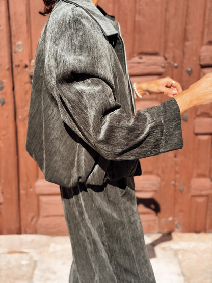Conjunto terciopelo Musgo