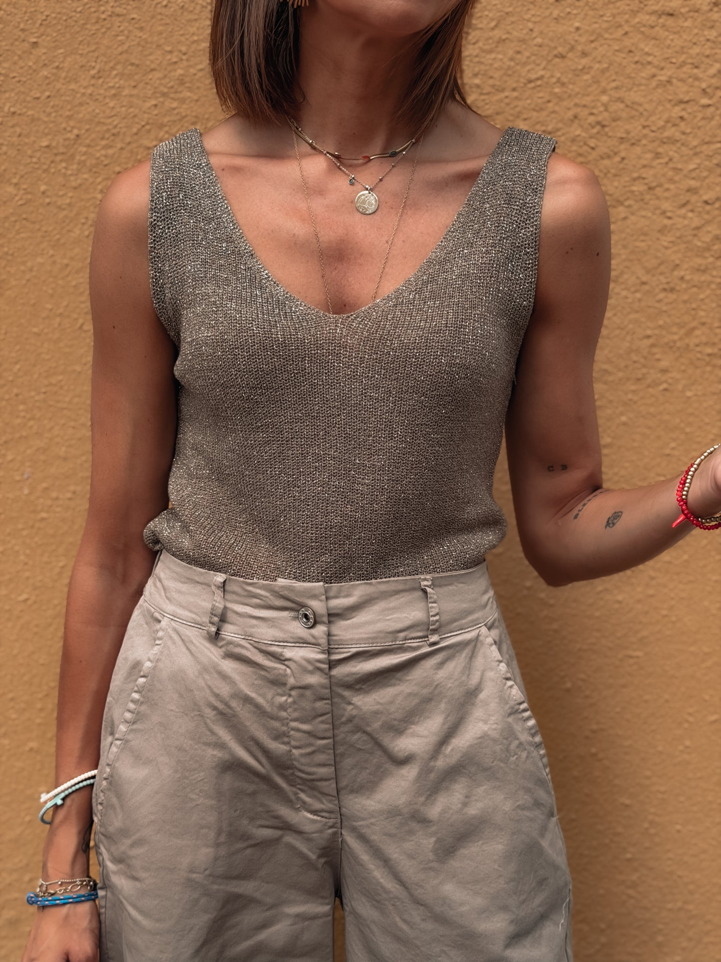 Top lurex Bosque