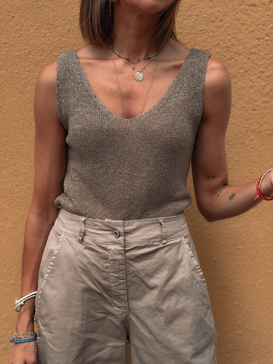 Top lurex Bosque