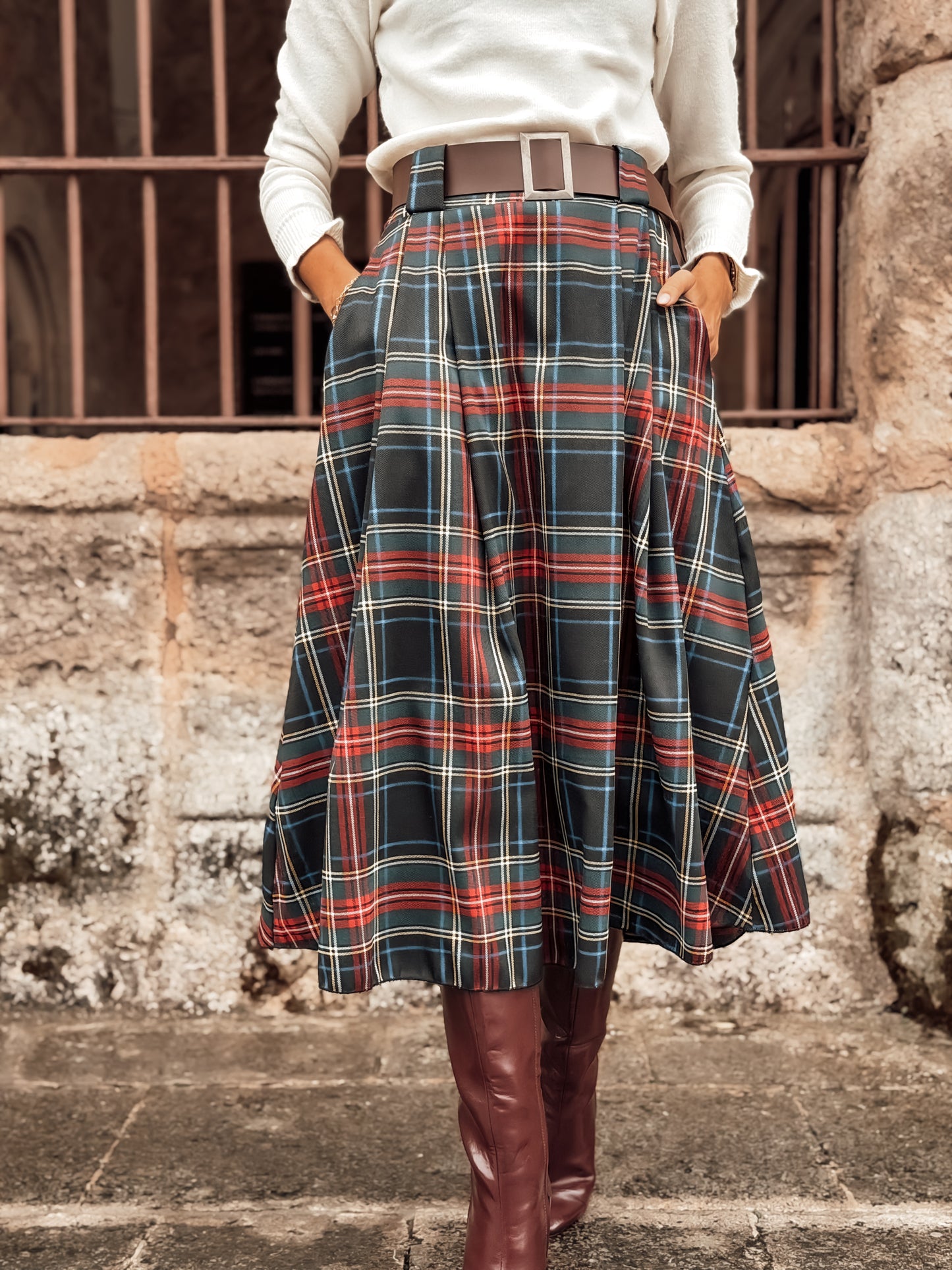 Falda tartán VELVET