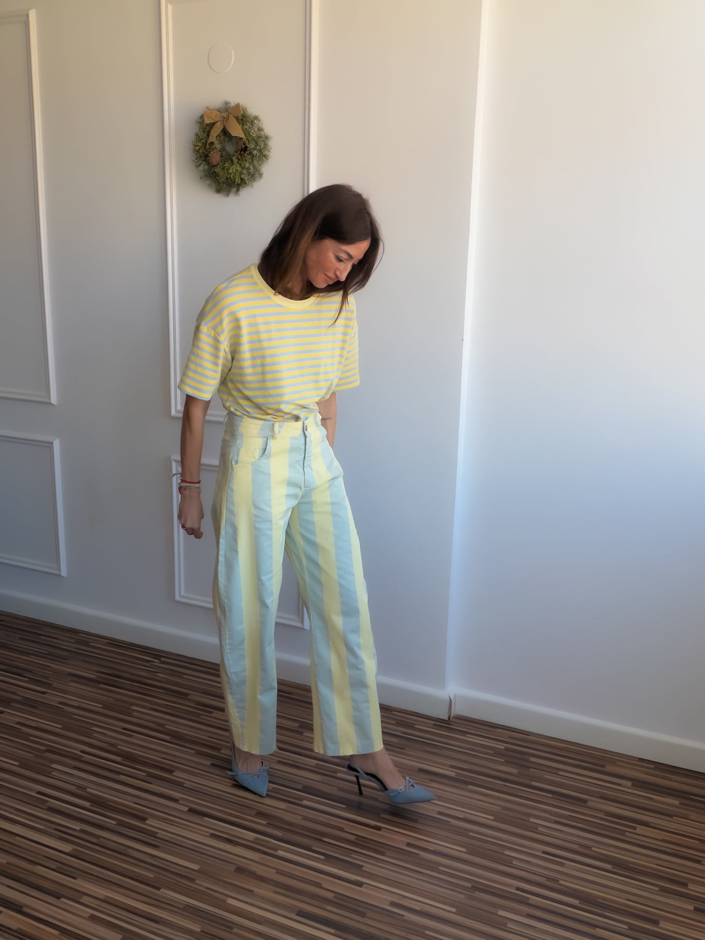 Pantalones balloon STRIPES