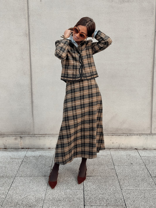 Falda cuadros FRANCIA