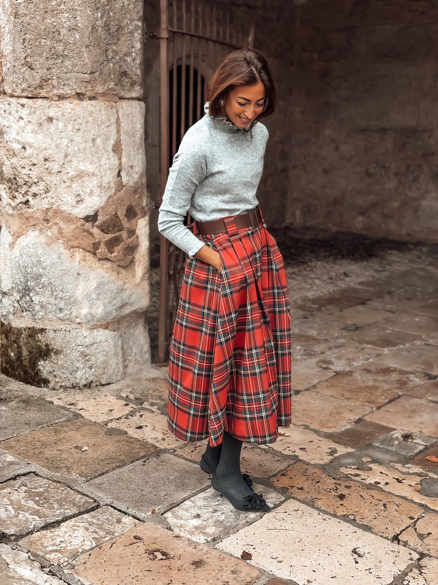 Falda tartán VELVET