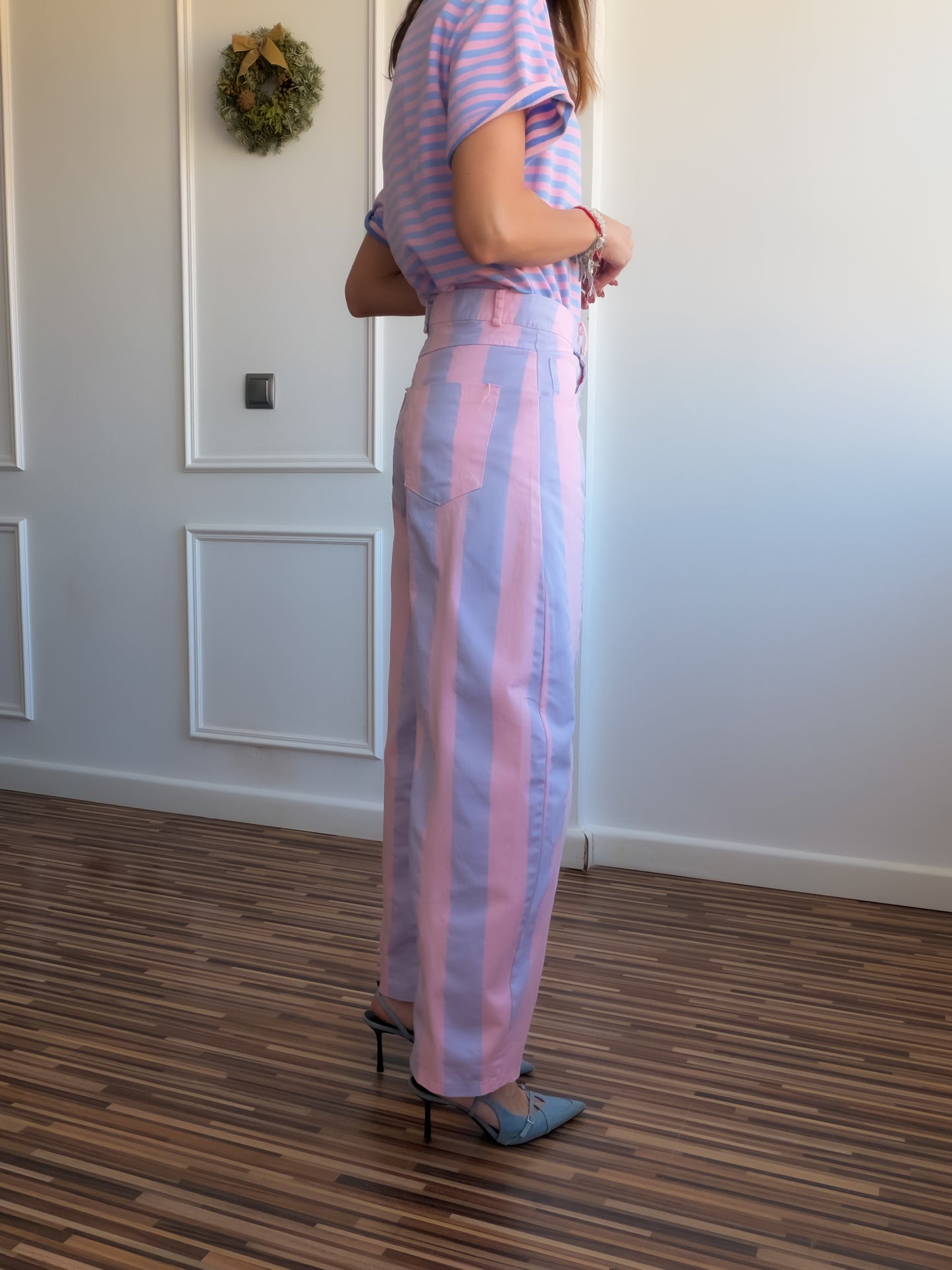 Pantalones balloon STRIPES