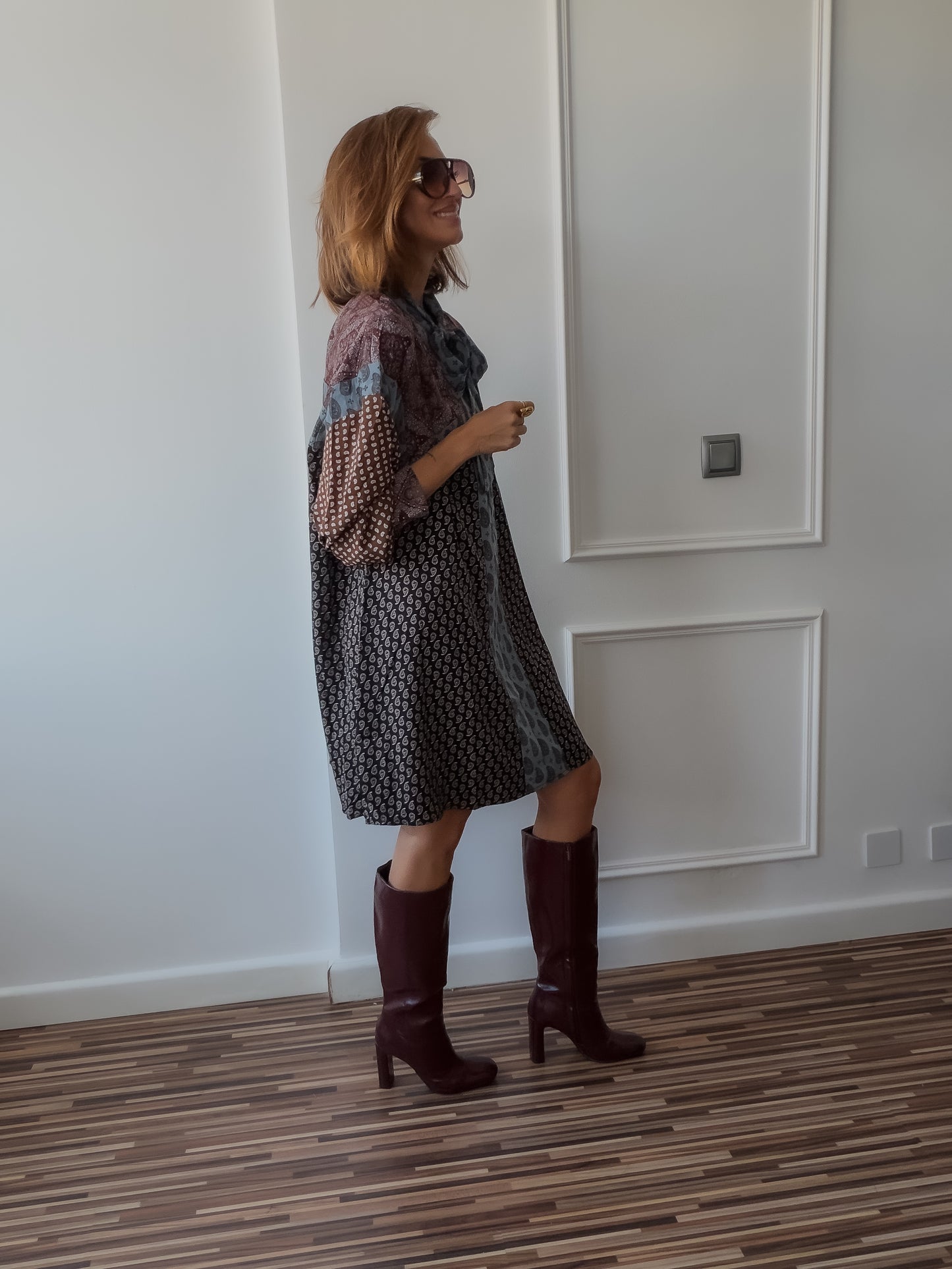 Vestido corto PAISLEY