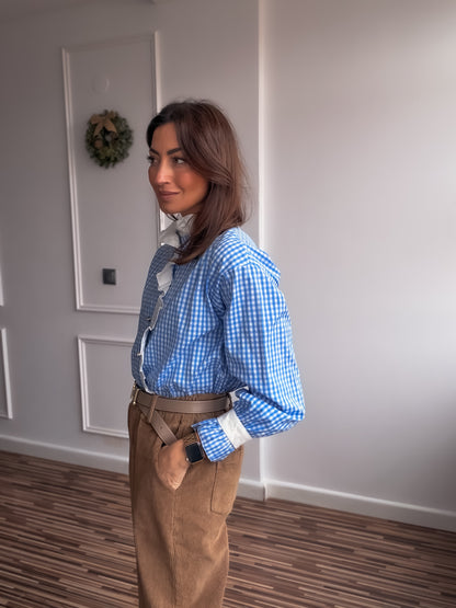 Camisa Vichy smoking