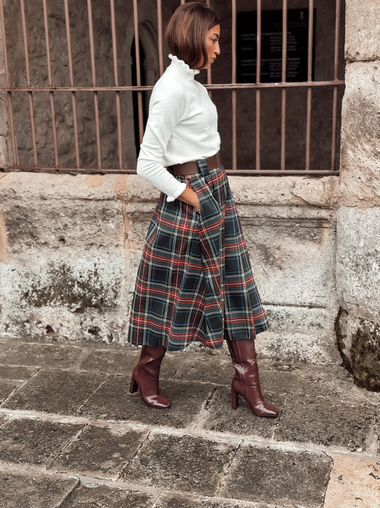 Falda tartán VELVET