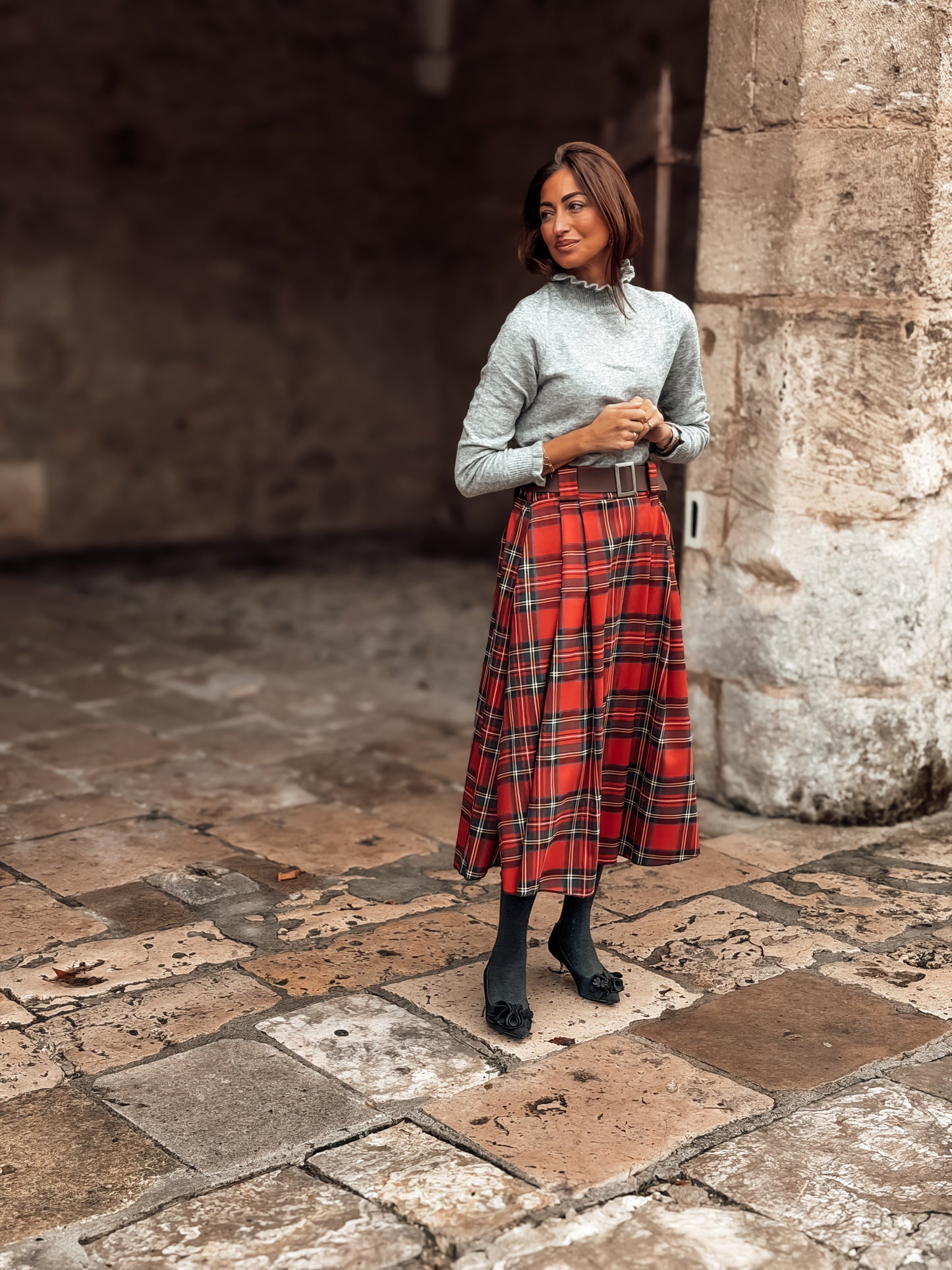 Falda tartán VELVET