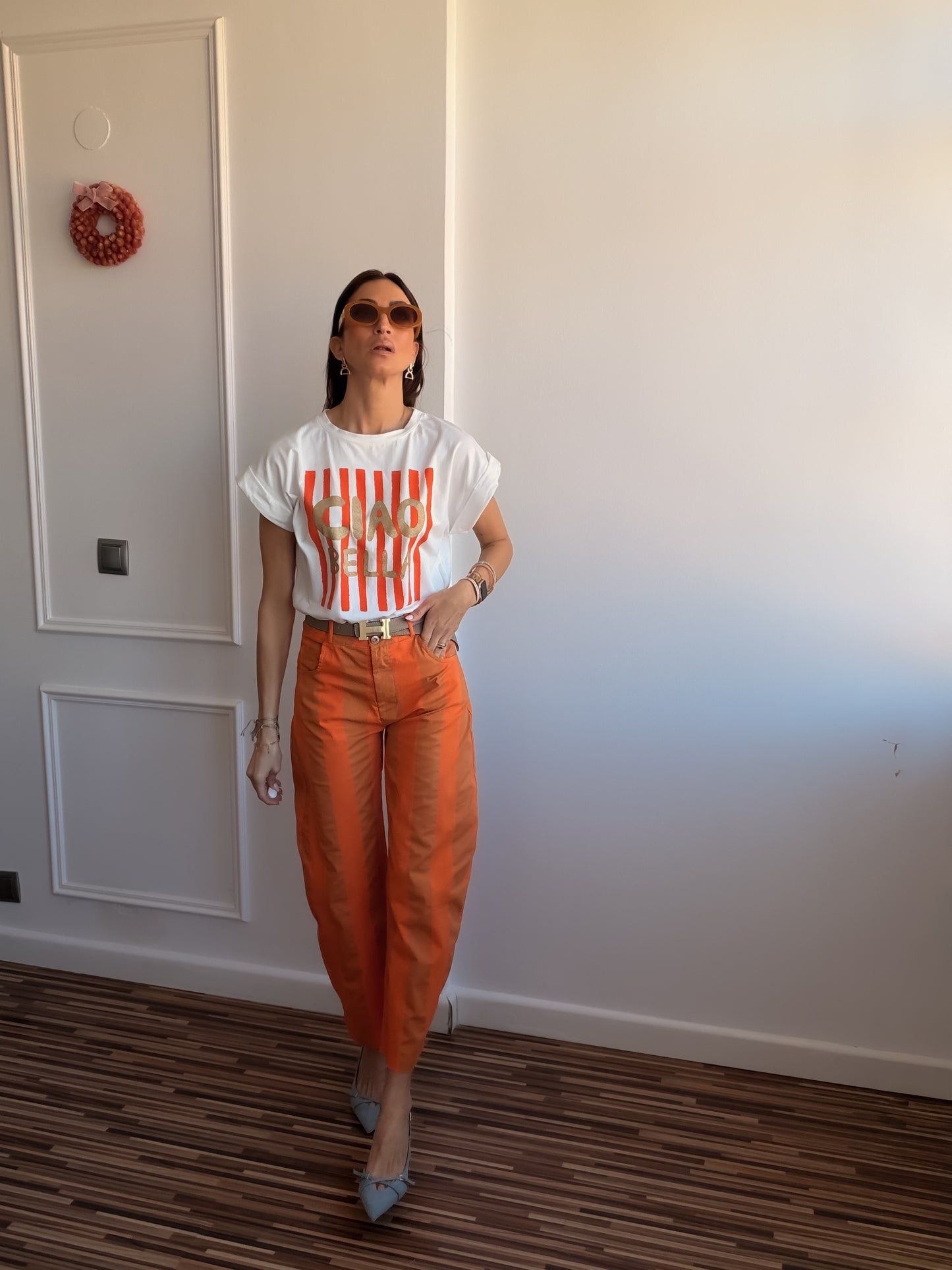 Pantalones balloon STRIPES