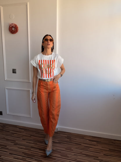 Pantalones balloon STRIPES