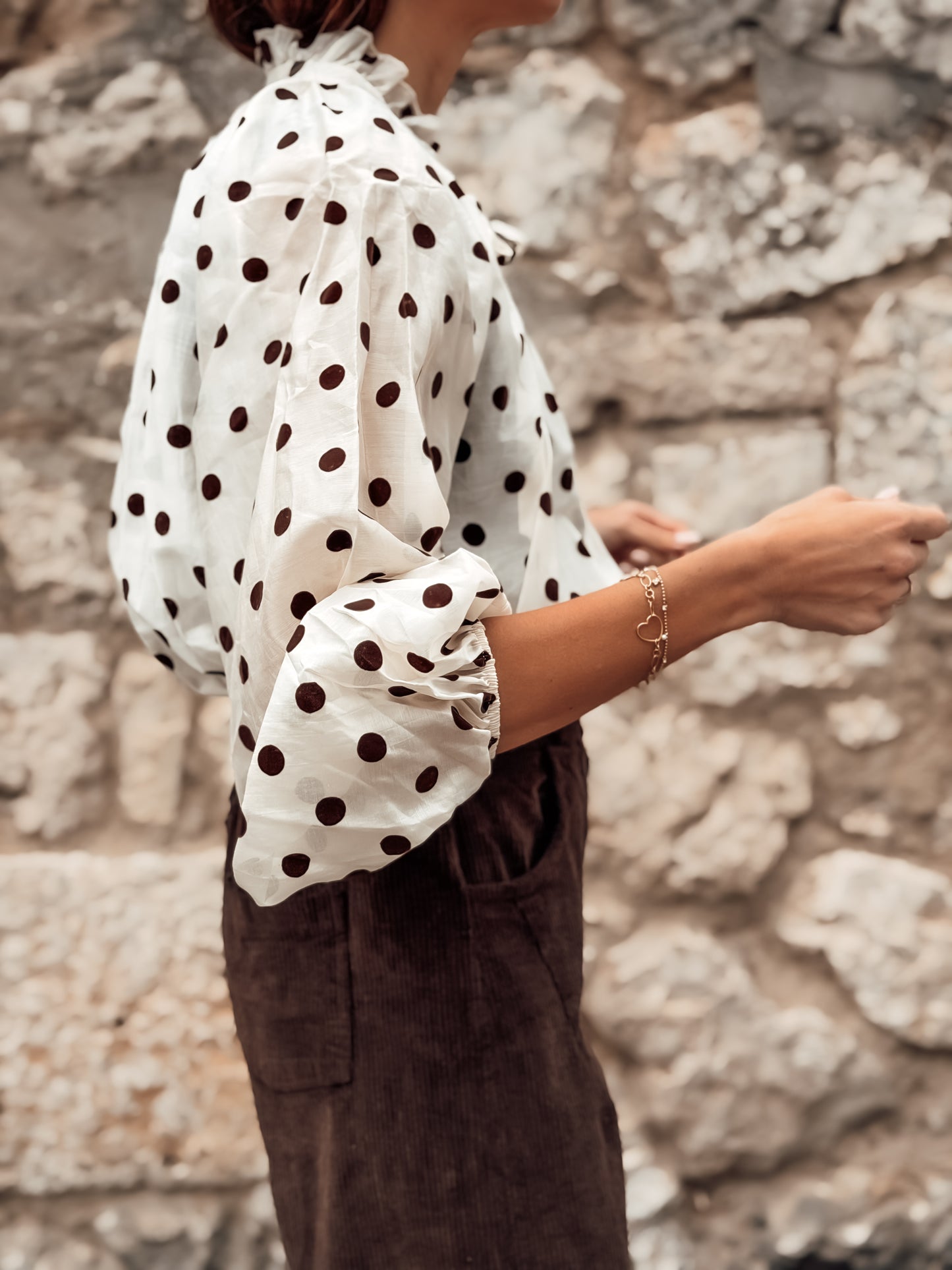 Camisa topos Catalina