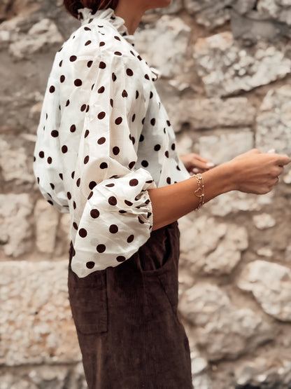 Camisa topos Catalina