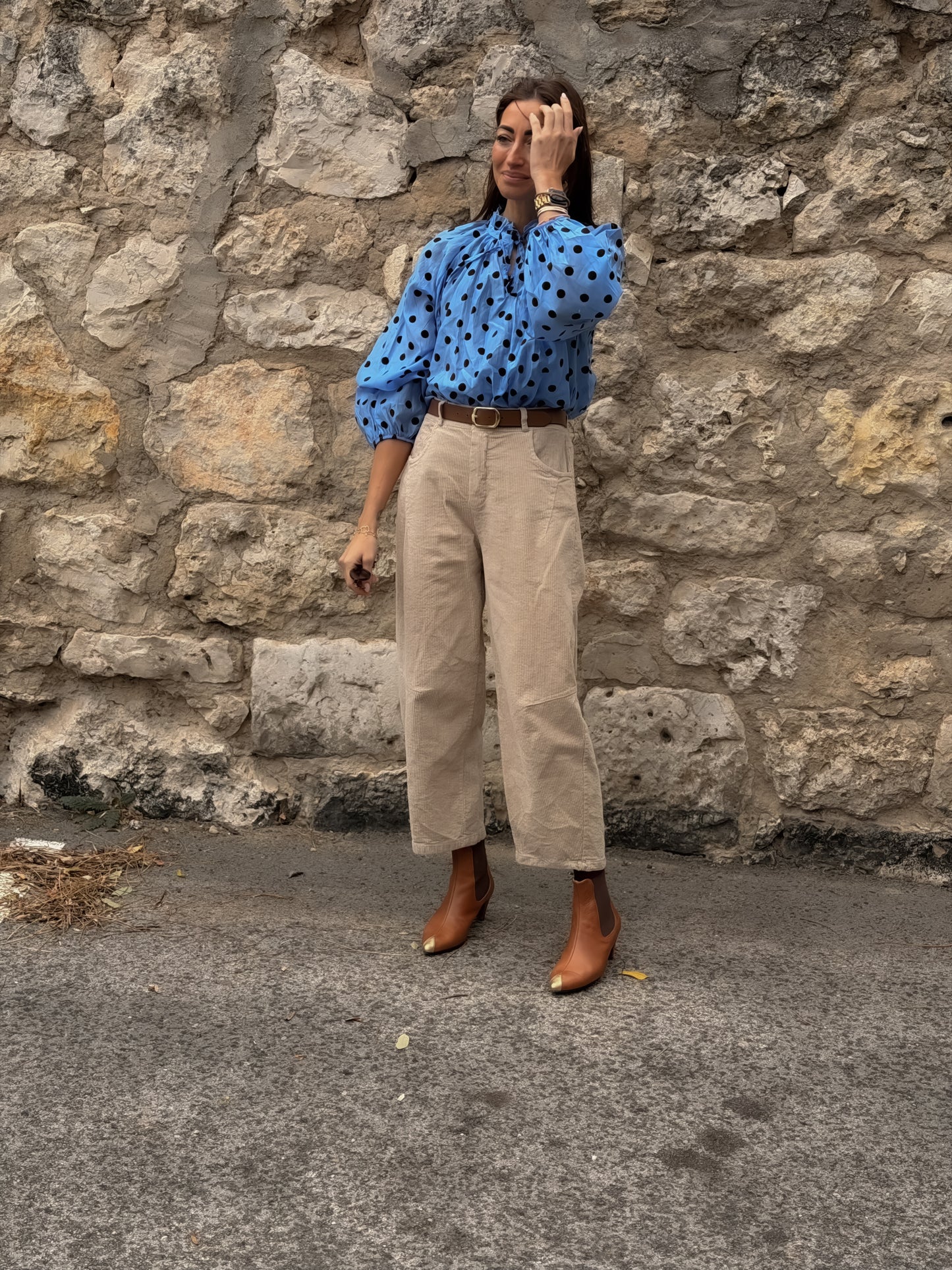 Camisa topos Catalina