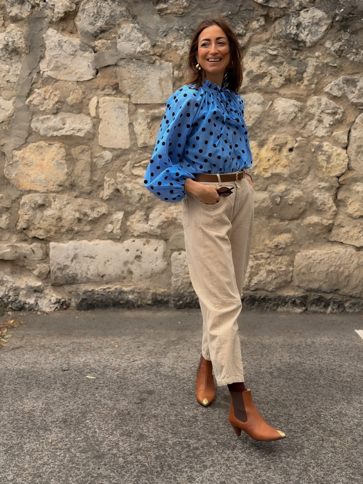 Camisa topos Catalina