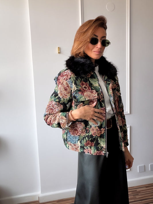 Chaqueta Jacquard Noir